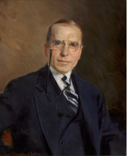 Sol Bloom as Foreign Affairs Committee Chairman in 1936; portrait by Howard Chandler Christy